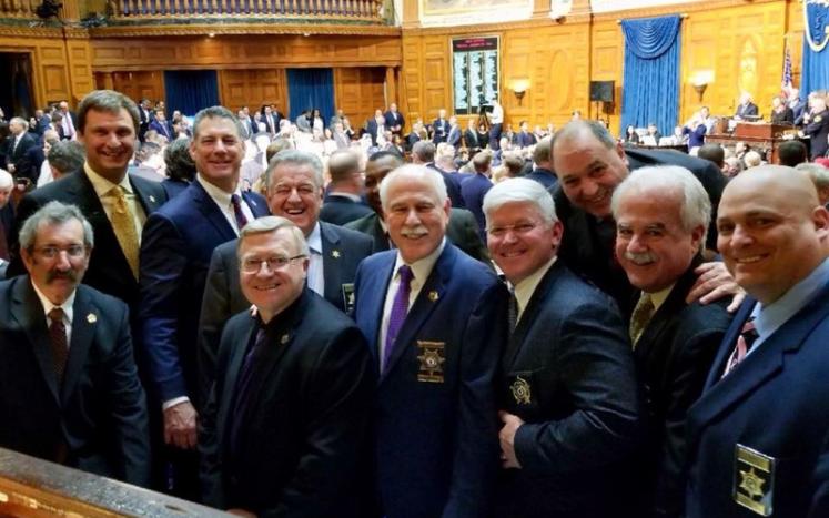SHERIFF ATTENDS THE 2018 STATE OF THE COMMONWEALTH ADDRESS