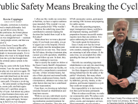 Public safety means breaking the cycle by Sheriff Kevin Coppinger